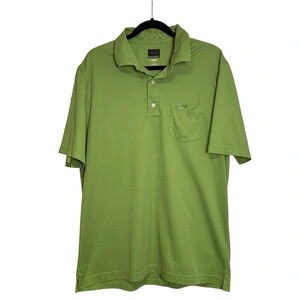 Greg Norman Men’s L Green Golf Polo Shirt